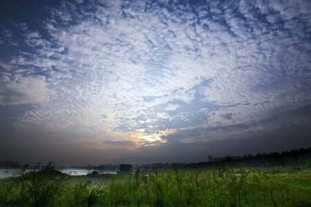 Sky clouds dawn