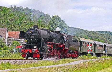 Hill house locomotive