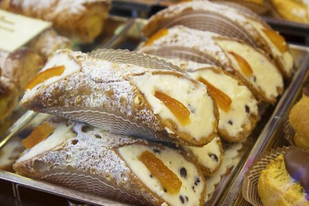Cream sweet pastry