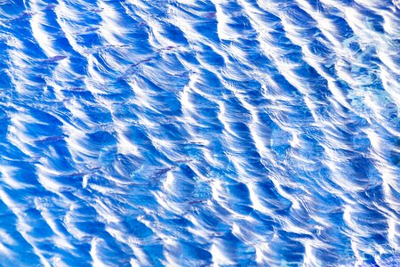 Wave blue turquoise