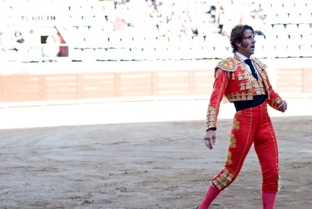 Bullfight man bullfighting photo