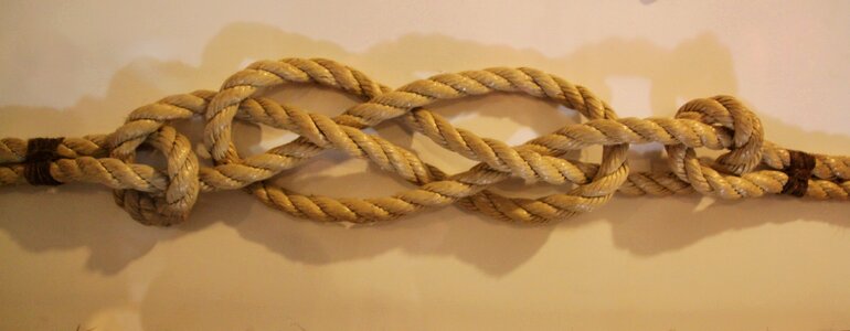 Cordage leash fixing photo