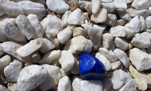 Blue stone precious photo