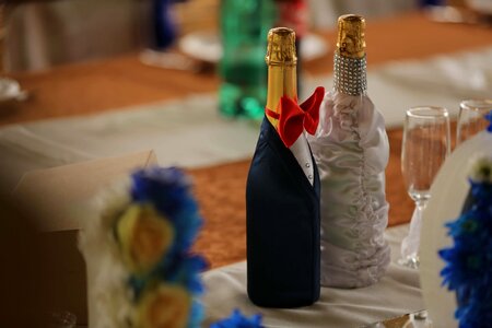 Champagne dining area elegance photo