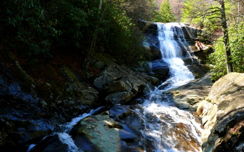 Upper Creek Falls in the Pisgah National Forest