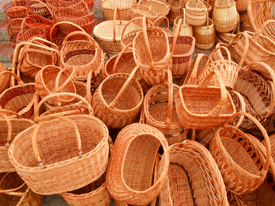 wicker baskets photo