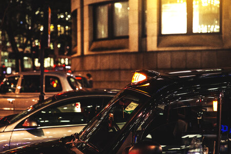 Taxi At Night