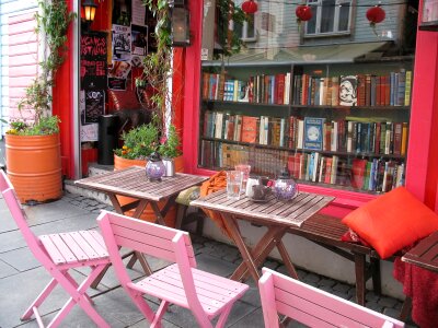 Book store in the center of Stavanger city, Norway - photo