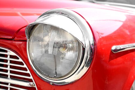 Headlight metallic vintage photo