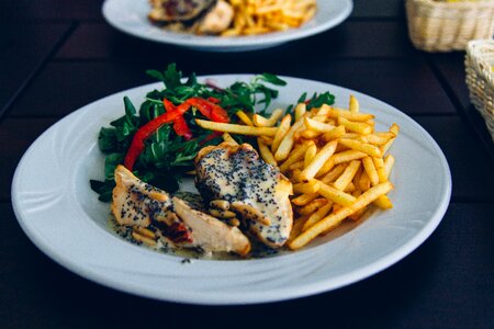 French Fries & Chicken photo