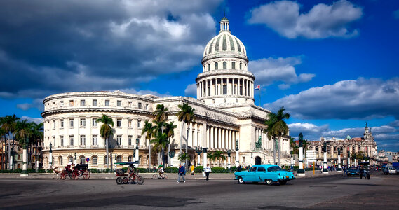 Capital building View in Havana, Cuba