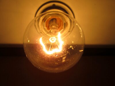 The light bulb electricity energy