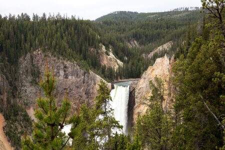 The Upper Falls in the Grand Canyon of the Yellowstone photo