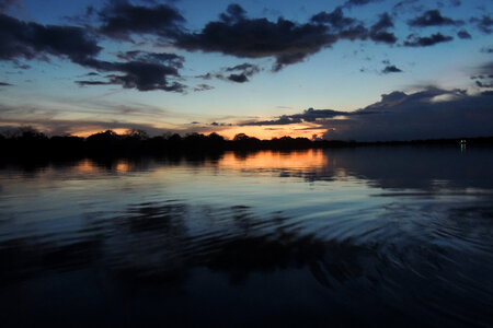 Amazon River Sunset photo