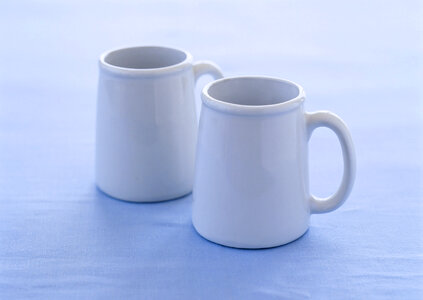White ceramic mug photo