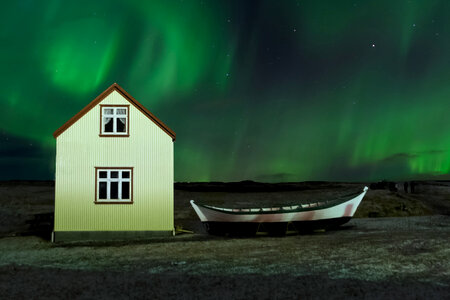 House Under Winter Stars photo