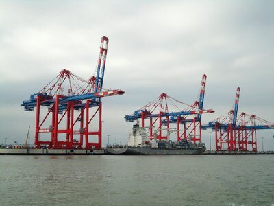 Port sea port facility photo