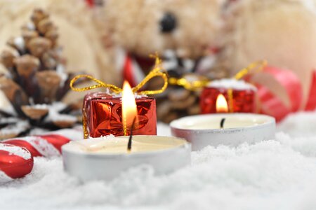 Candlelight candles decoration photo