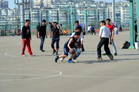 Hoops playground court photo
