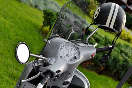 Helmet moped speedometer