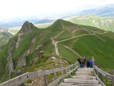 Auvergne Volcano national park, UNESCO heritage, France photo