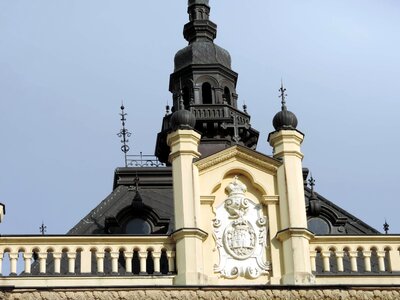 Baroque cast iron facade