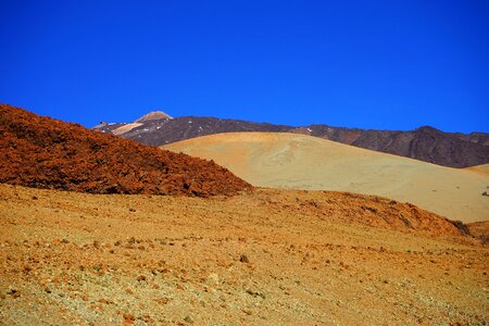 Mountain volcano teide photo