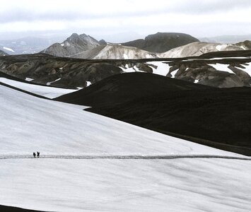 Cold mountains nature