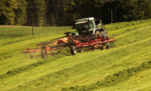 Agriculture field machine photo