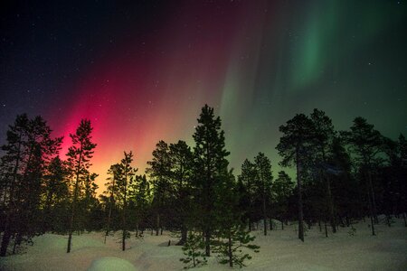 Colorful Northern Lights photo
