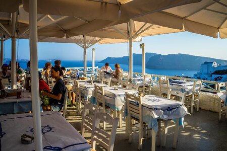 Greece dining travel photo
