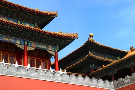 Forbidden city architecture beijing photo