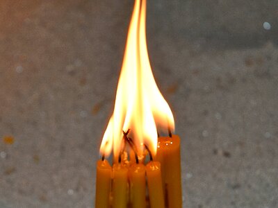 Heat candle stick photo