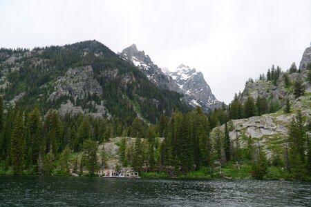 Grand Teton National Park in autumn in Wyoming photo