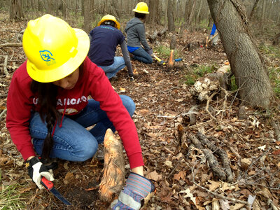 Volunteers work hard to build legacies at the refuge