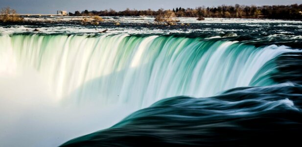 Water blue waterfall blue river