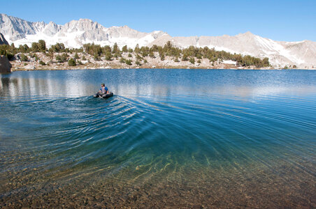Biologist retrieves seine nets-1