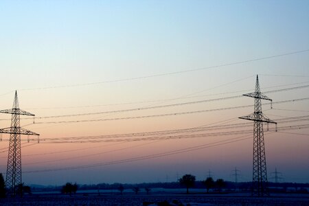 Upper lines reinforce power supply