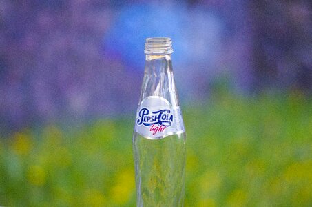 Cola pepsi glass photo