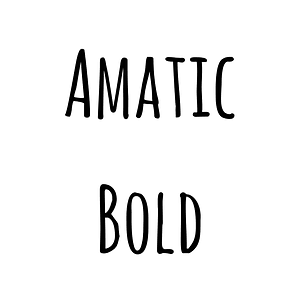 Amatic Bold