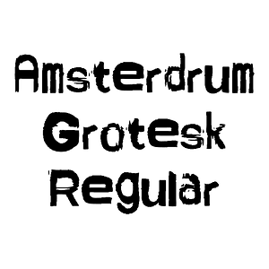 Amsterdrum Grotesk Regular