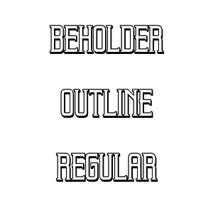 Beholder Outline Regular