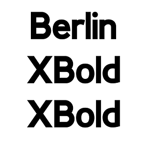 Berlin XBold XBold