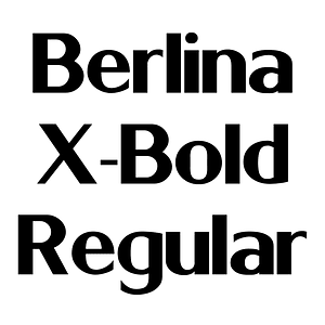 Berlina X-Bold Regular