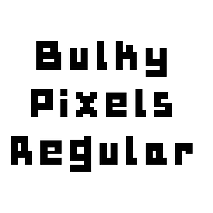 Bulky Pixels Regular