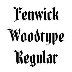 Fenwick Woodtype Regular