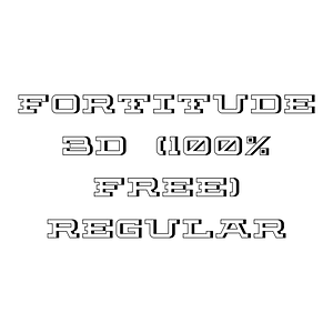 Fortitude 3D (100% Free) Regular