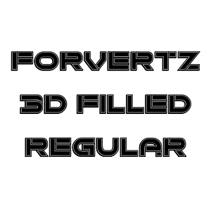 Forvertz 3D Filled Regular