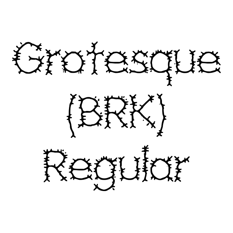 Grotesque (BRK) Regular