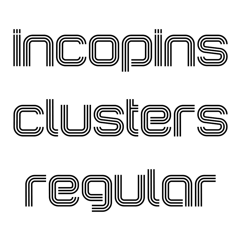 Incopins Clusters Regular